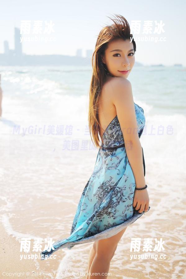 MyGirl美媛馆 - 当艾然Airan遇上白色，美图里的无声对话