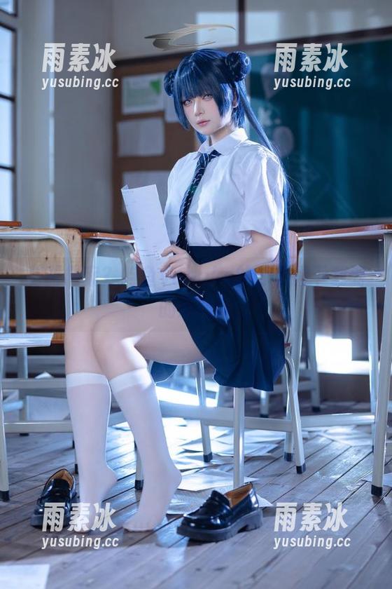 蔚蓝档案？屿鱼yukako的泳姿得下载到的原图！