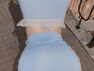 微密圈 – 原图和套图对比，徐莉芝Booty的蓝色妖姬，这又让我想起什么了……